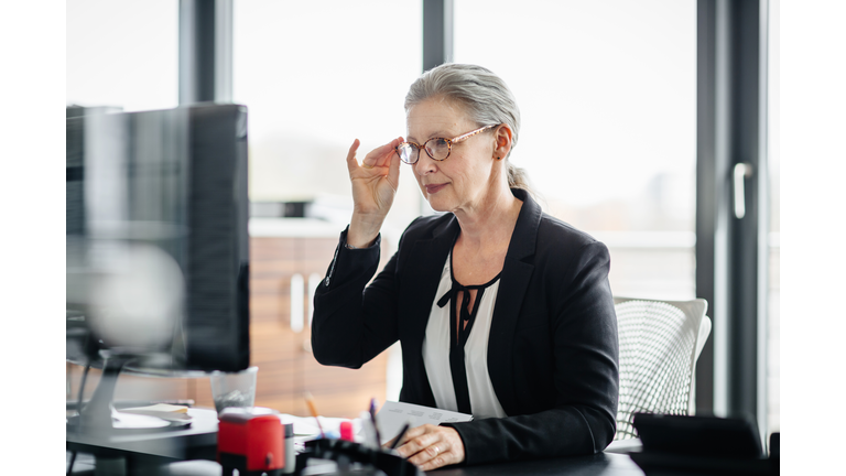 Portrait Of Senior Businesswoman