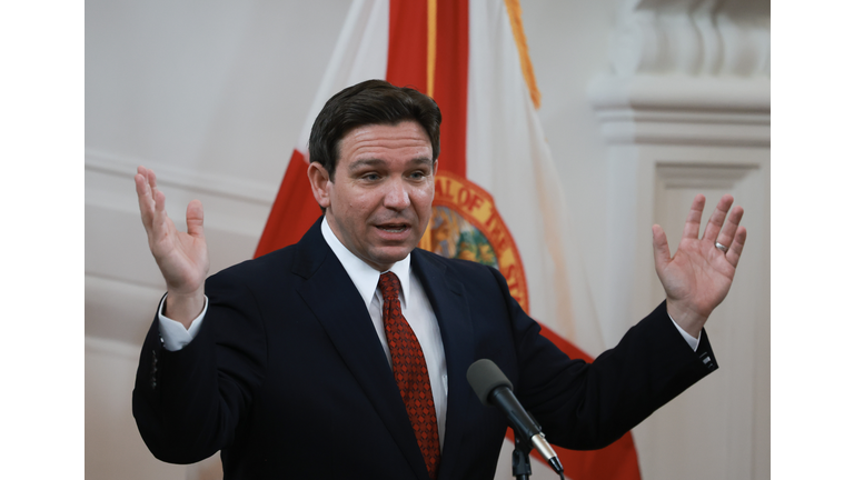 Florida Governor Ron DeSantis Holds News Conference On Security Preparations For Upcoming Spring Break