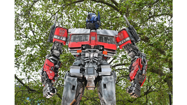 Towering Transformers Statues Transform Leicester Square