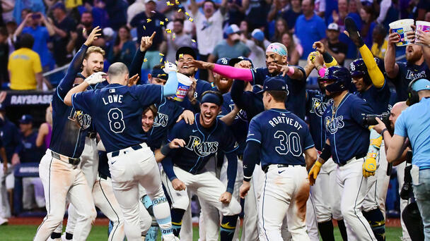 Rays Rally In Ninth For Walk-Off Win