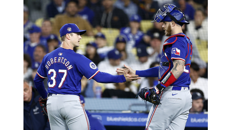 Texas Rangers v Los Angeles Dodgers