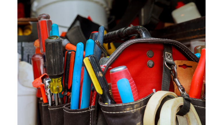 Hand tools built in tool bag in accessories