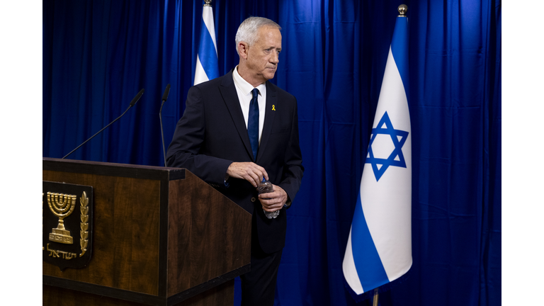 Benny Gantz Resigns During Press Conference As War Cabinet Alliance Frays