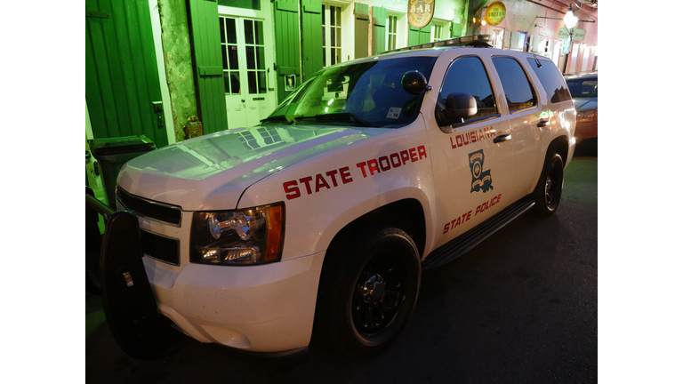 Louisiana State Trooper vehicle