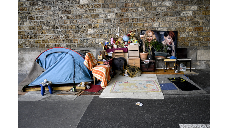 FRANCE-ILLUSTRATION-PARIS-HOMELESS