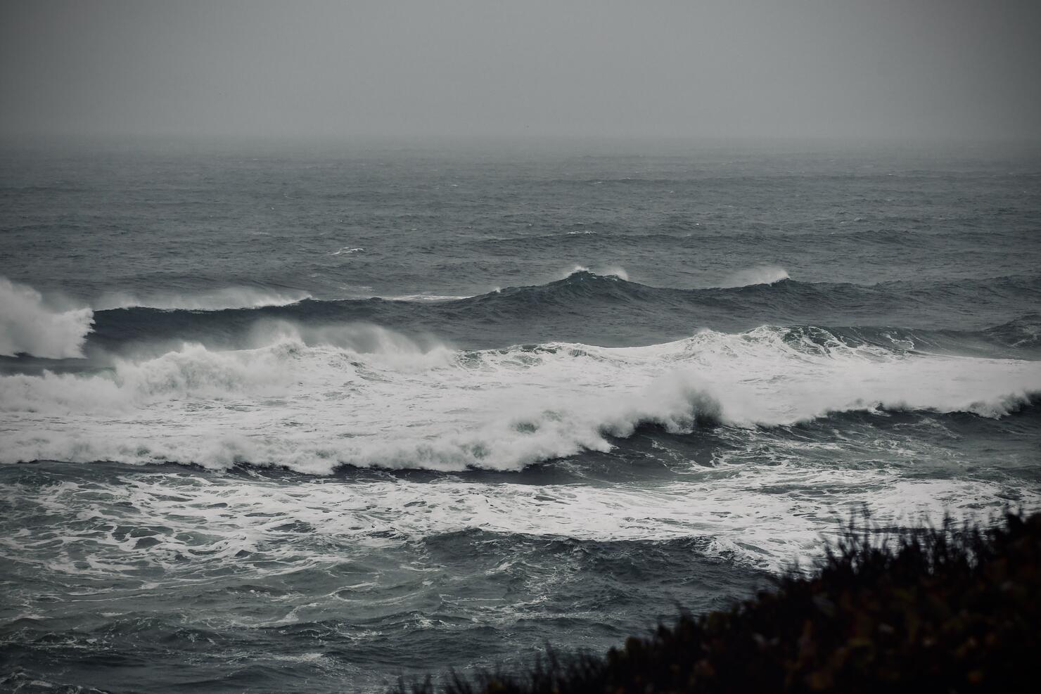 Rip Tide Onto The Beach