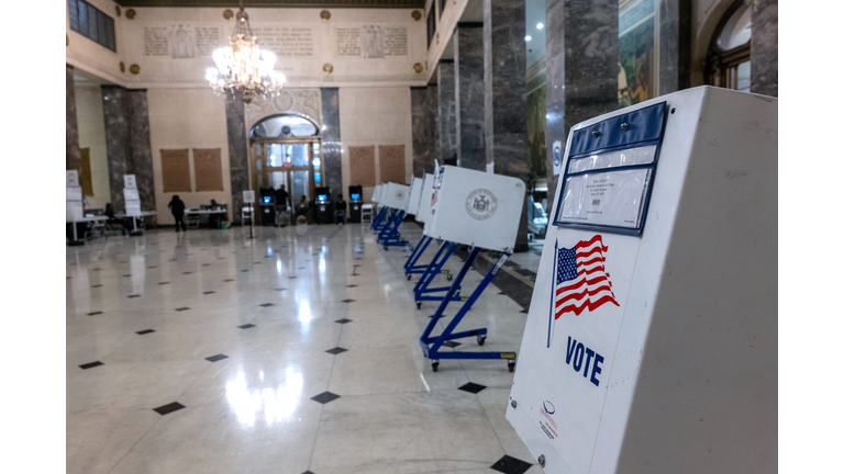 New York Democrats Vote In The State's Democratic Primary