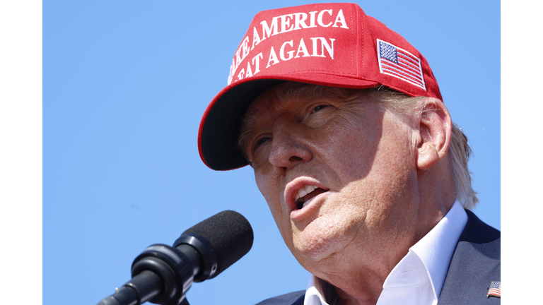 Former President Donald Trump Holds Campaign Rally In Chesapeake, Virginia