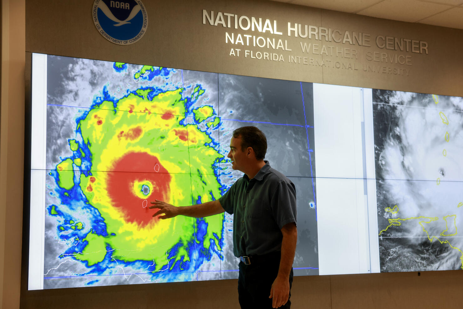 National Hurricane Center Monitors Hurricane Beryl's Activity In The Caribbean