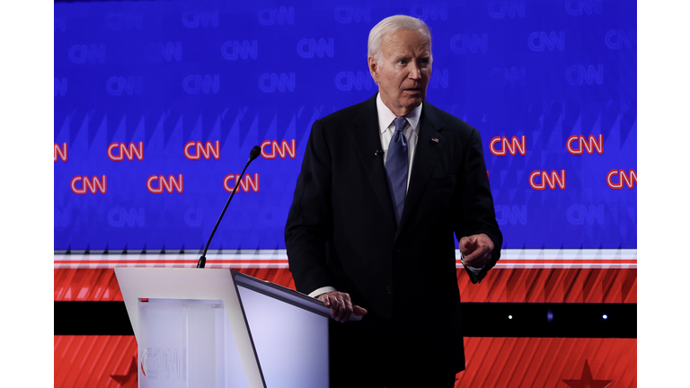 Donald Trump And Joe Biden Participate In First Presidential Debate