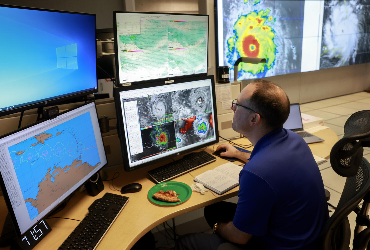 National Hurricane Center Monitors Hurricane Beryl's Activity In The Caribbean