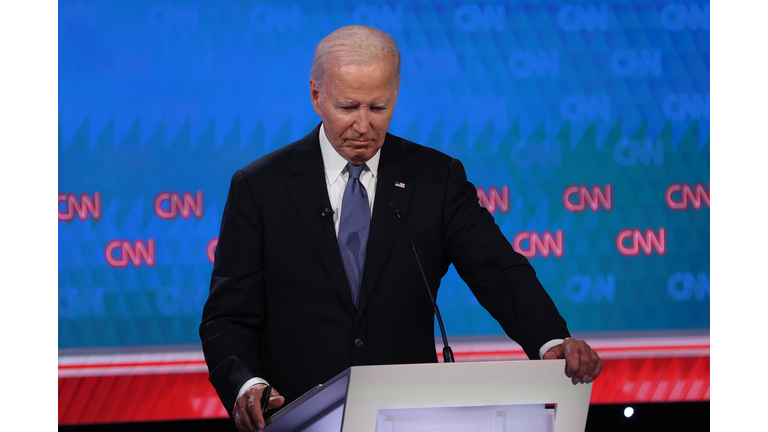 Donald Trump And Joe Biden Participate In First Presidential Debate