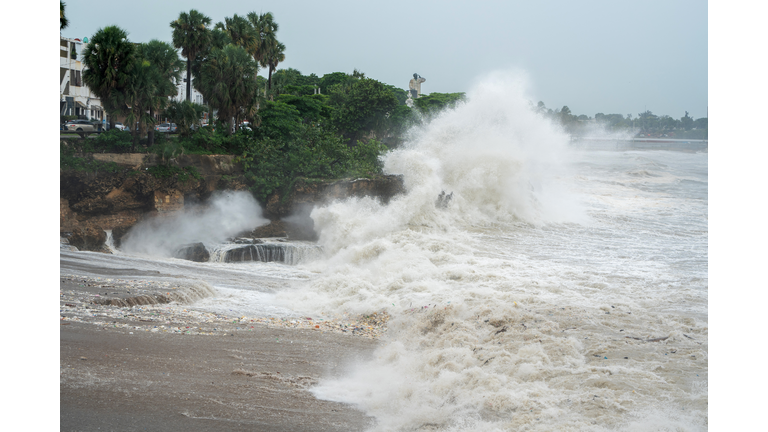 DOMINICAN REP-WEATHER-METEOROLOGY-HURRICANE-BERLY