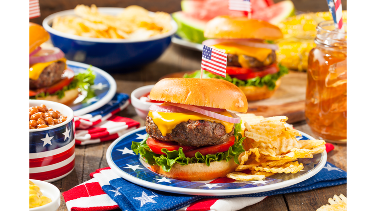 Homemade Memorial Day Hamburger Picnic