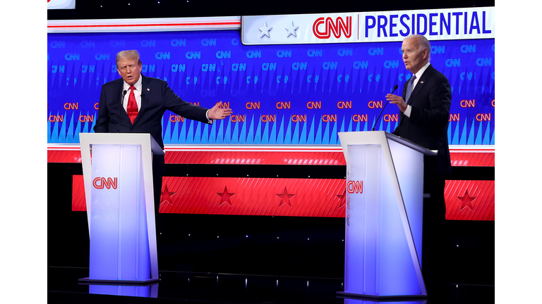 Donald Trump And Joe Biden Participate In First Presidential Debate