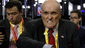 Rudy Giuliani Takes Nasty Tumble at RNC
