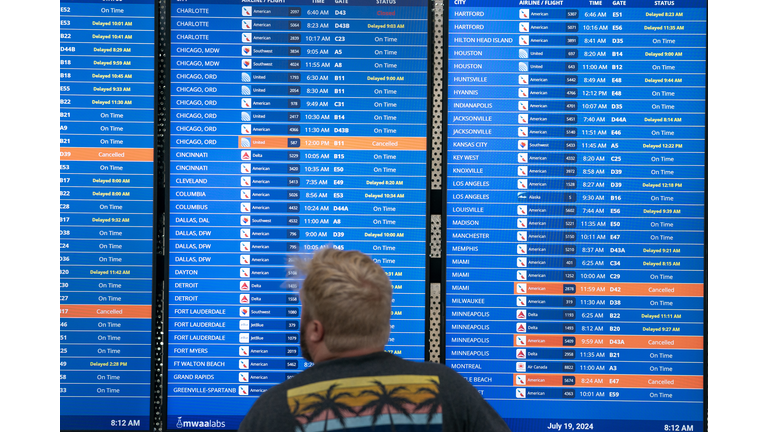 Major IT Outage Grounds Flights And Impacts Businesses Globally