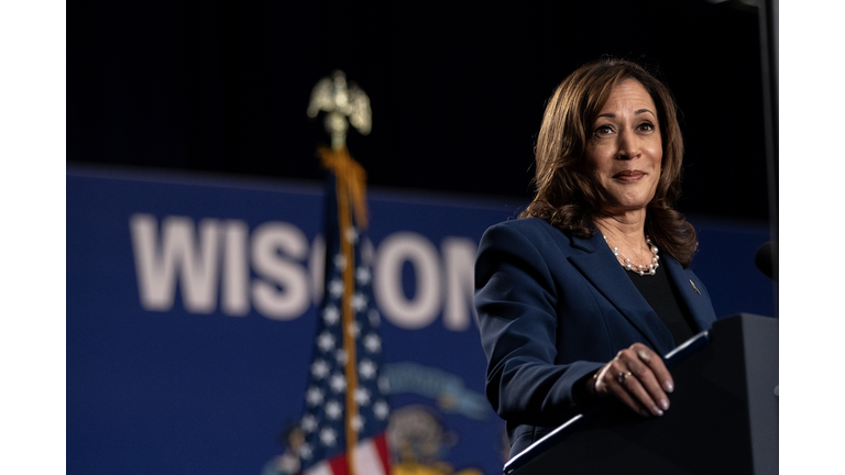 Vice President Kamala Harris Campaigns In Wisconsin