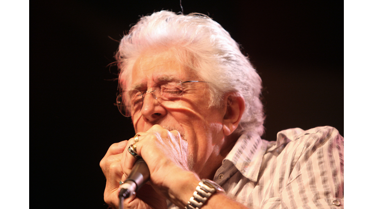 British singer John Mayall performs on t