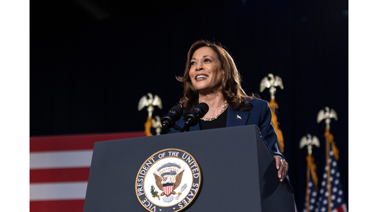 Vice President Kamala Harris Campaigns In Wisconsin