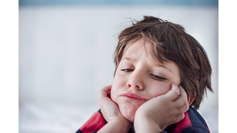 Funny portrait of a boy