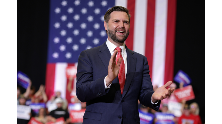 Vice Presidential Candidate JD Vance Holds Campaign Rally In Western Virginia