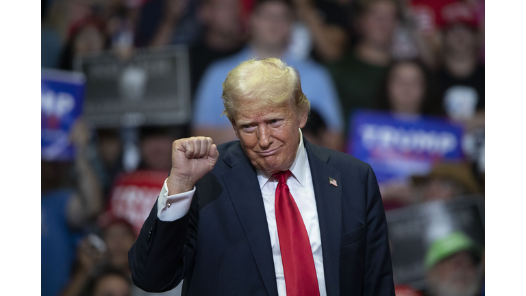 Donald Trump And J.D. Vance Hold First Joint Campaign Rally After The RNC