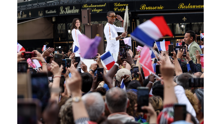 Paris 2024 Olympic Games - Torch Relay In Paris
