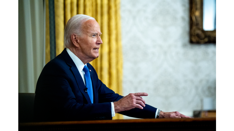 President Biden Delivers Address From The White House On Ending His Campaign