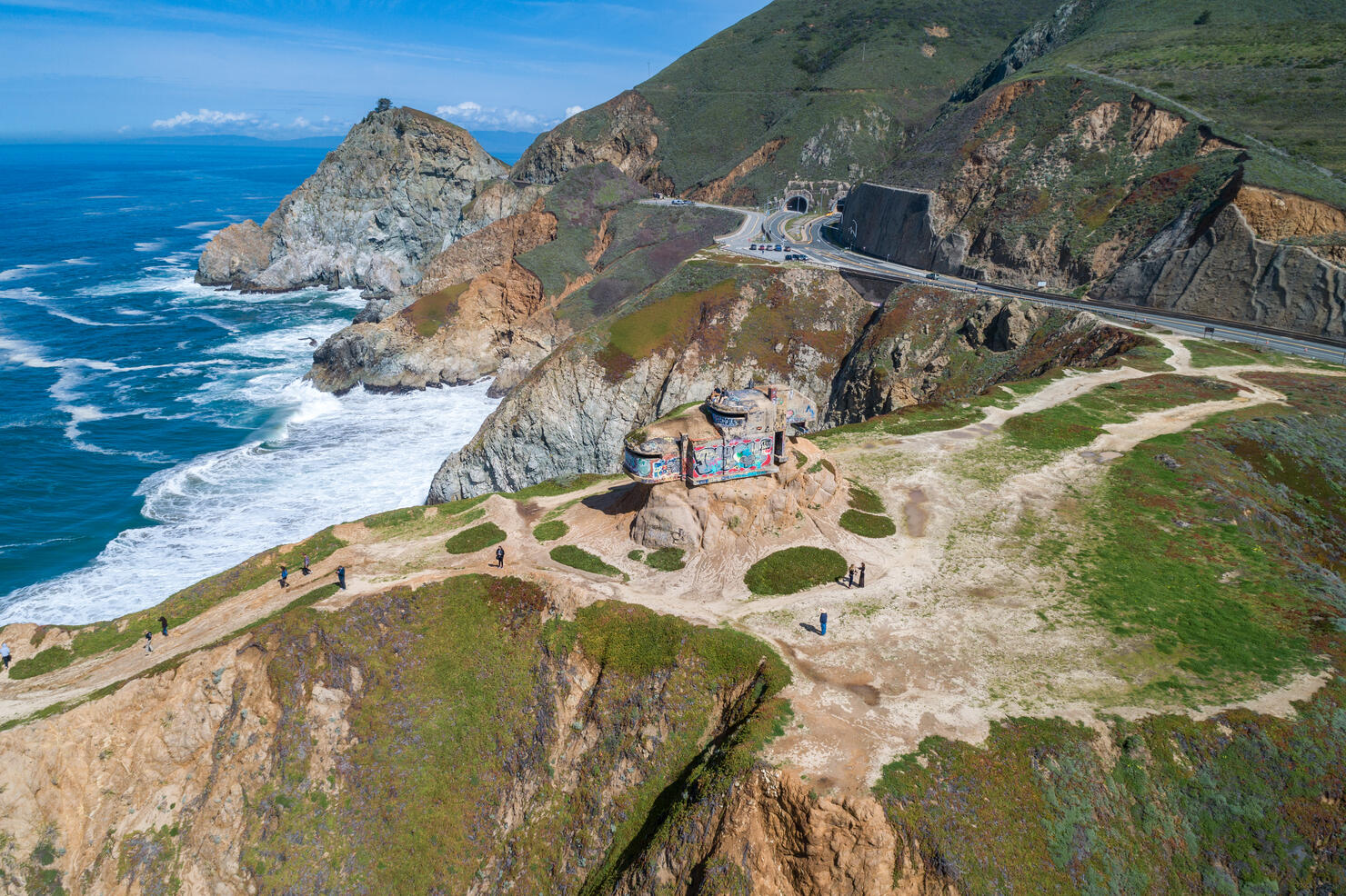 Devil's Slide Bunker in California.