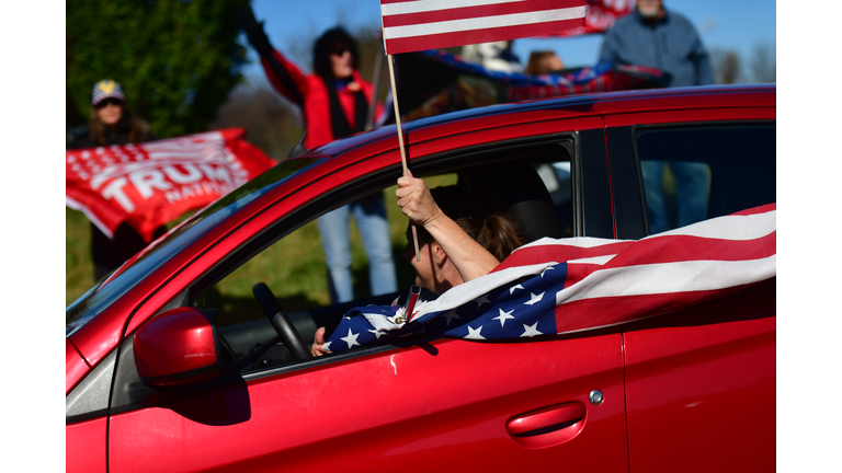 Kamala Harris Campaigns In Pennsylvania On Eve Of Election Day