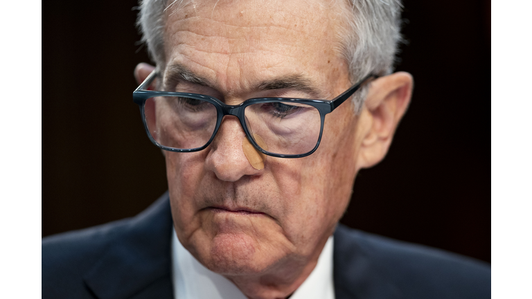 Federal Reserve Chair Jerome Powell Testifies In Senate Banking Hearing