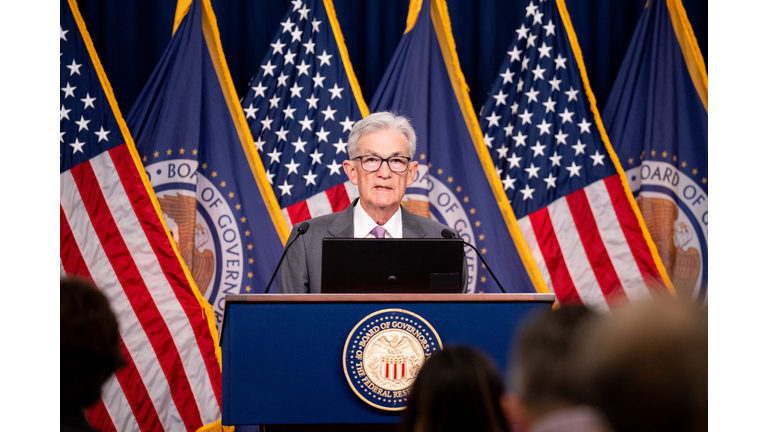 Federal Reserve Chair Powell Holds A News Conference Following The Federal Open Market Committee Meeting