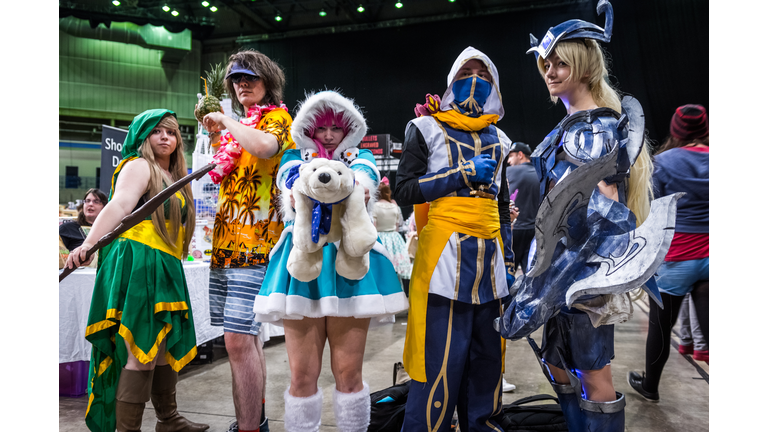 Group of cosplayers