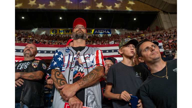 Trump Holds Campaign Rally In Harrisburg, Pennsylvania