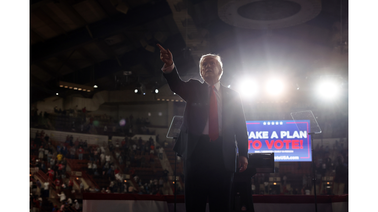 Trump Holds Campaign Rally In Harrisburg, Pennsylvania