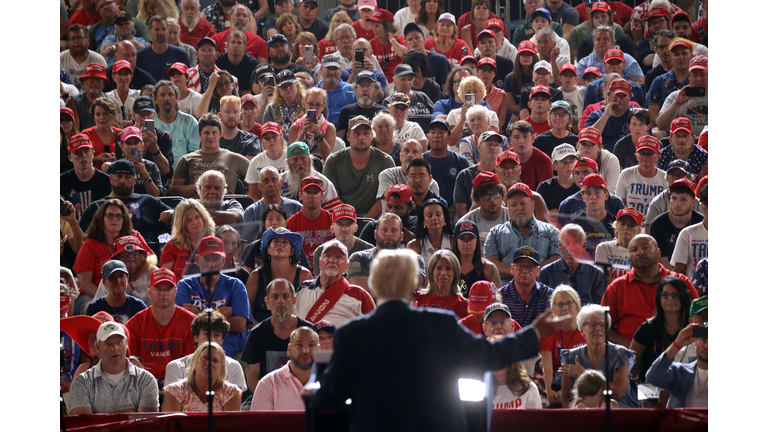 Trump Holds Campaign Rally In Harrisburg, Pennsylvania