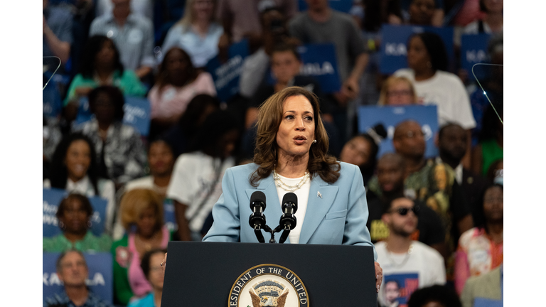Kamala Harris Holds Campaign Rally In Atlanta
