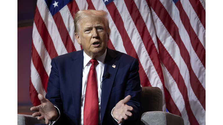 Donald Trump Addresses National Association Of Black Journalists Convention