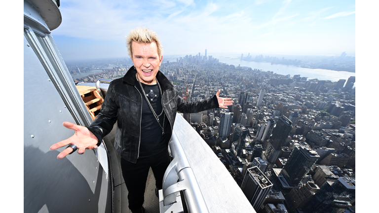 Billy Idol and Steve Stevens Light the Empire State Building to Celebrate 40 Years of 'Rebel Yell,' Followed by Exclusive Sirius XFM Performance