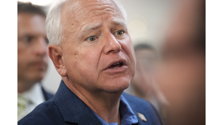 Kamala Harris And Tim Walz Campaign In Michigan