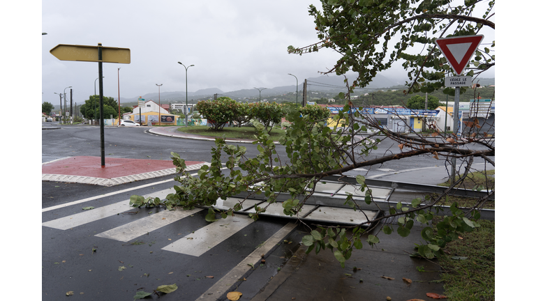 FRANCE-OVERSEAS-GUADELOUPE-WEATHER-STORM