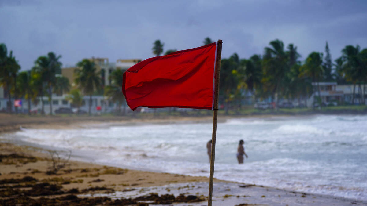 Hurricane Ernesto creates dangerous beach conditions on the east coast