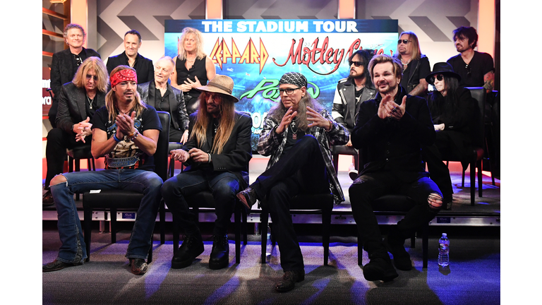 Press Conference With Mötley Crüe, Def Leppard And Poison Announcing 2020 Stadium Tour