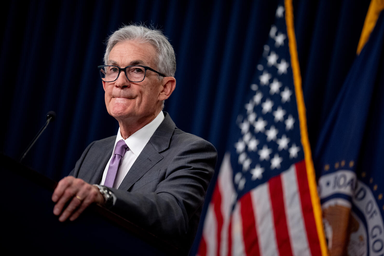 Federal Reserve Chair Powell Holds A News Conference Following The Federal Open Market Committee Meeting