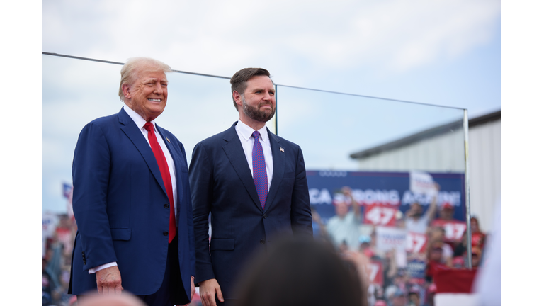 Republican Presidential Candidate Donald Trump Holds Rally In Asheboro, North Carolina