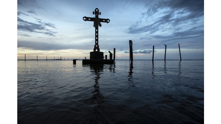 Combination Of Rising Sea Levels And Subsiding Land Endanger Louisiana Coast