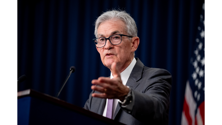 Federal Reserve Chair Powell Holds A News Conference Following The Federal Open Market Committee Meeting