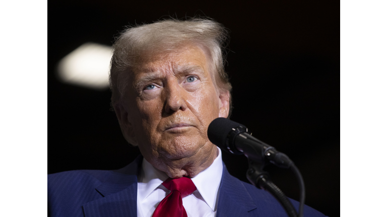 Donald Trump Delivers Remarks In Michigan On The Economy