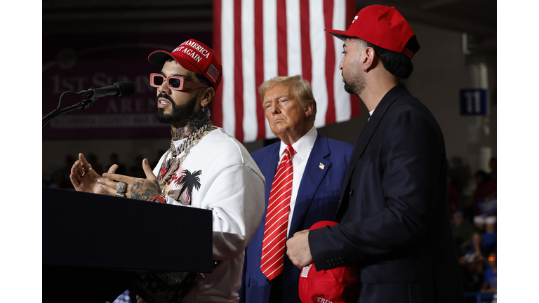 Donald Trump Holds Presidential Campaign Rally In Johnstown, Pennsylvania